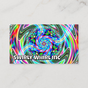 Wirbel Whirl Inc (Sie können die Wörter ändern) Visitenkarte