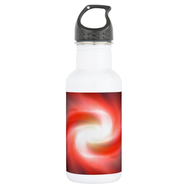Wirbelexplosion Edelstahlflasche (Vorderseite)