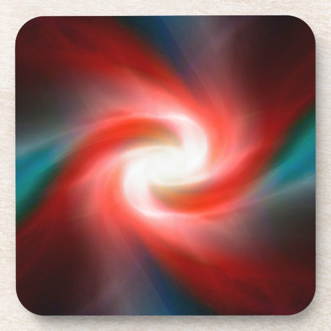 Wirbelexplosion Getränkeuntersetzer (Vorderseite)