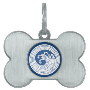 Wirbelförmiger Wellenkreis Tiermarke