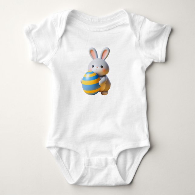 Wirbellose in einer farbenfrohen Wiese Baby Strampler (Vorderseite)