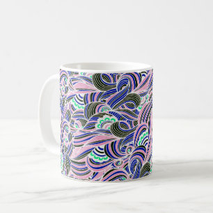 wirbelnde Farben Kaffeetasse