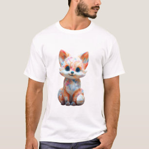 Wirbelnde farbenfrohe künstlerische psychedelische T-Shirt