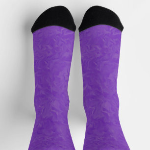 wirbelnde Schattierungen Lila Abstrakter Kunst Socken