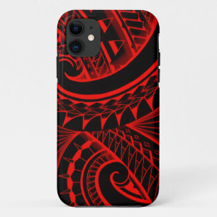 wirbelnde Stammes- polynesische tatoos in den Case-Mate iPhone Hülle