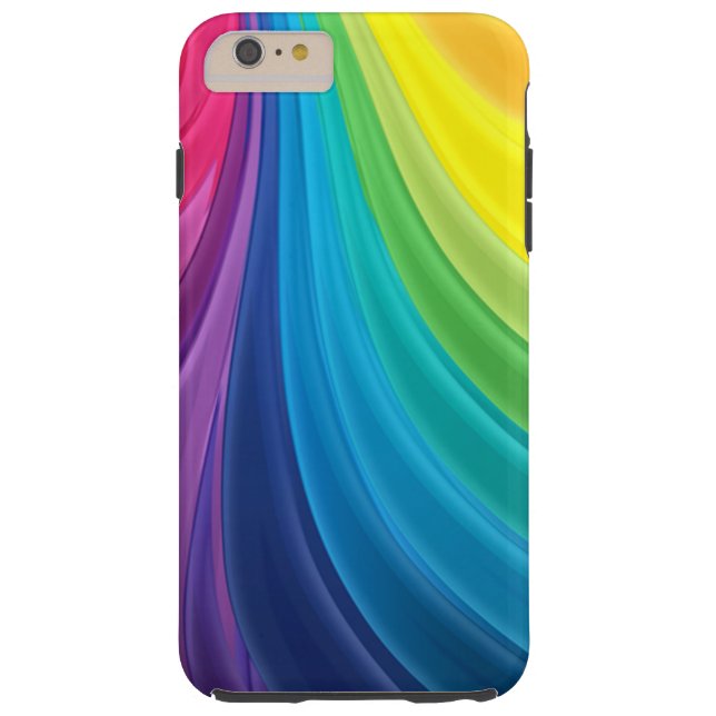 Wirbelnder Regenbogen abstrakt Case-Mate iPhone Hülle (Rückseite)