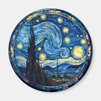 Wirbelnder Sternennacht-Inspirierter Kunstdruck
