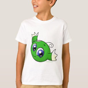 Wirbelndes grünes kiko T-Shirt