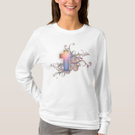 Wirbels-Kreuz der Kreis-N T-Shirt