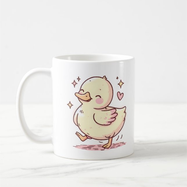 Wirbelsaule mit spielerischer Charm Kaffeetasse (Links)