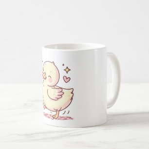 Wirbelsaule mit spielerischer Charm Kaffeetasse