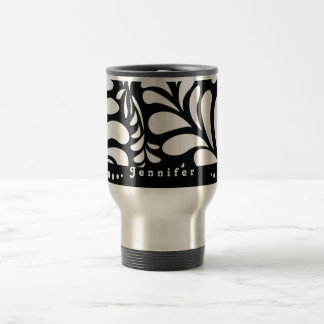 Wirbelsreise-Kaffee-Tasse des Mod personalisierte Reisebecher