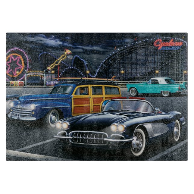 Wirbelsturm-Rennläufer Schneidebrett (Vorderseite)