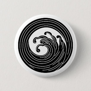 Wirbelwellenkreis Button