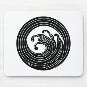 Wirbelwellenkreis Mousepad