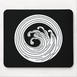 Wirbelwellenkreis Mousepad