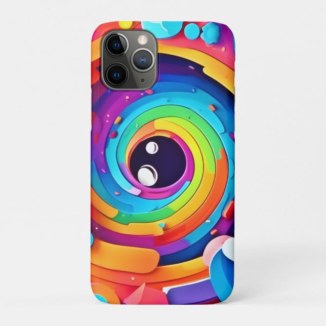 Wirbelwind der bunten Fantasie Case-Mate iPhone Hülle (Rückseite)