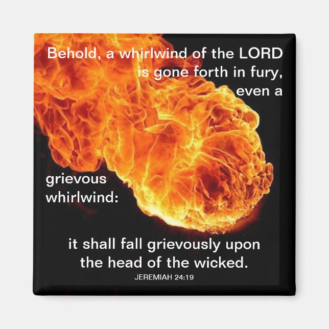 Wirbelwind des Herrn - Magnet (Vorne)