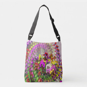 Wirbelwind von Stiefmütterchen.... Tragetaschen Mit Langen Trägern