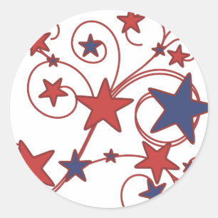 Wirble Arbeiten Runder Aufkleber