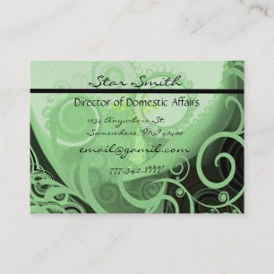 Wirble Cala Lilly Business Card Visitenkarte