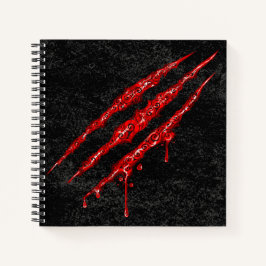 Wirble Claw Marks Notizbuch