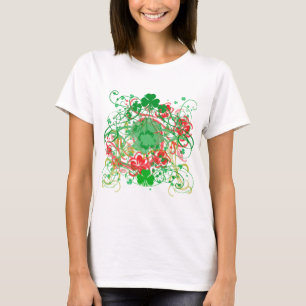 Wirble Kleeblätter St. Patrick's Day T-Shirt