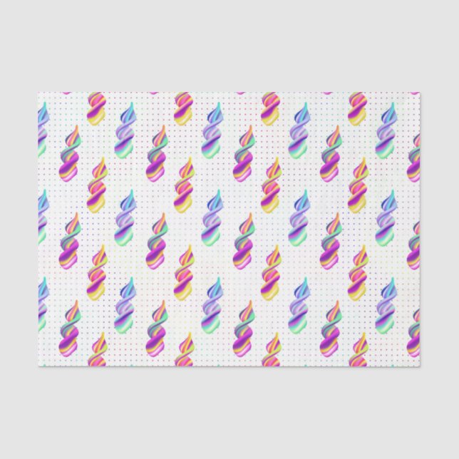 Wirble Zeichen (Design 11 der Lila Serie) Seidenpapier (Vorderseite)