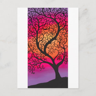 Wirbler Baum Postkarte