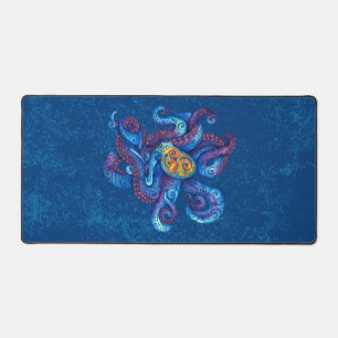 Wirbler Oktopus Schreibtischunterlage