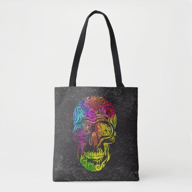 Wirbler Schädel (Farbe) Tasche (Vorderseite)