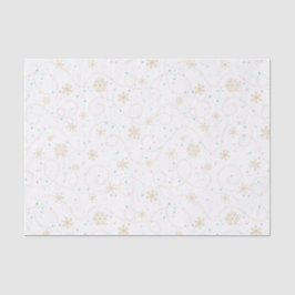 Wirbler Schneeflocken mit Schneeflocken Seidenpapier