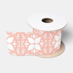 Wirbles Blumenmuster Satin Ribbon Satinband