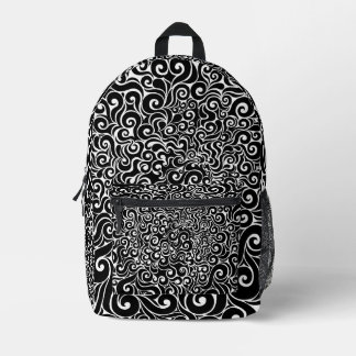 Wirbles Design Bedruckter Rucksack