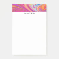 Wirbles Design in schlankem Rosa und orange