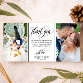 Wirbles Skript Zwei Hochzeiten Fotos Vielen Dank Dankeskarte
