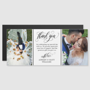 Wirbles Skript Zwei Hochzeiten Fotos Vielen Dank Magneteinladung
