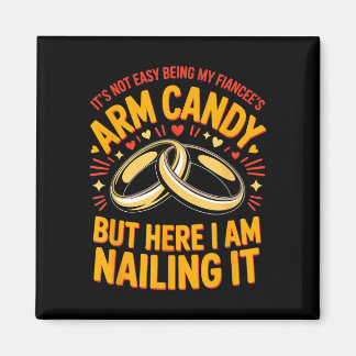 Wird Arm-Schmuck Verlobung Verlobter Paar Arm sein Magnet