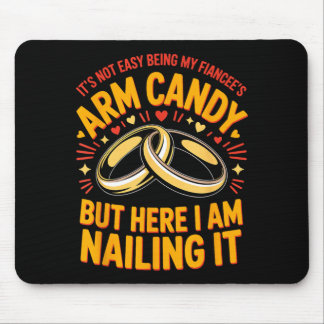 Wird Arm-Schmuck Verlobung Verlobter Paar Arm sein Mousepad