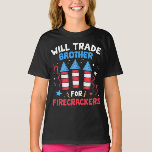 Wird Brother für Feuerkläger Funny 4. Juli handeln T-Shirt