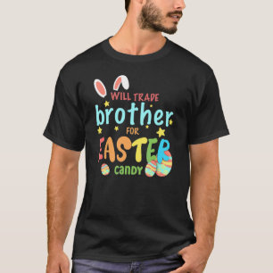 Wird Brother für Ostereier Niedlich Bunn tauschen T-Shirt