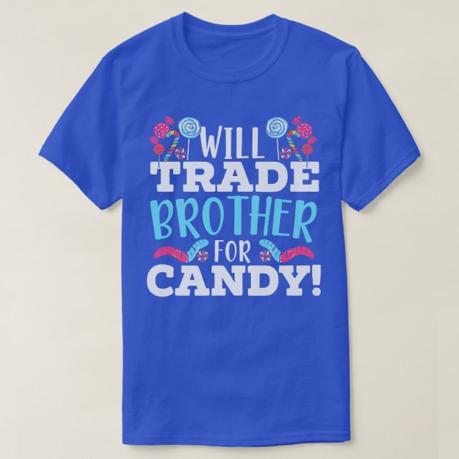 Wird Brother gegen Süßzucker verkaufen Lollipop T-Shirt (Design vorne)