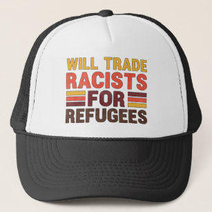 Wird der Handel für Flüchtlinge Pro-Immigration Truckerkappe