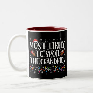 Wird die Enkelkinder wahrscheinlich verwöhnen Lust Zweifarbige Tasse