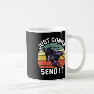 Wird es einfach senden Motocross Dirt Bike Dirt Bi Kaffeetasse