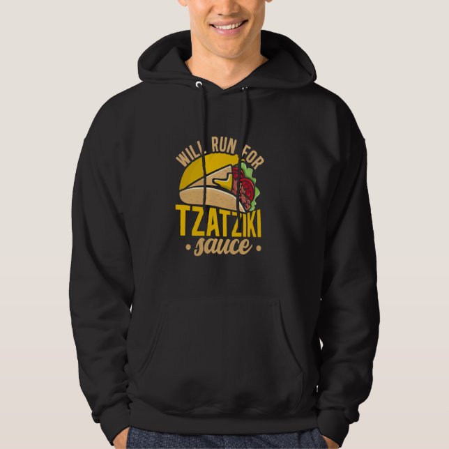 Wird für die mediterrane Küche von Tzatziki Sauce  Hoodie (Vorderseite)