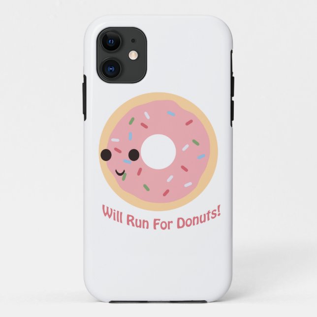 Wird für Donuts laufen Case-Mate iPhone Hülle (Rückseite)