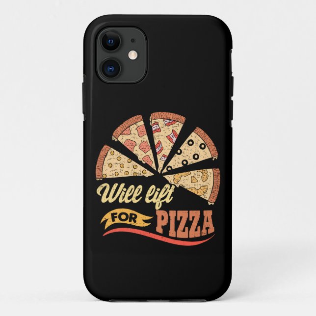 Wird für Pizza aufheben - Funny Novelout Workout Case-Mate iPhone Hülle (Rückseite)