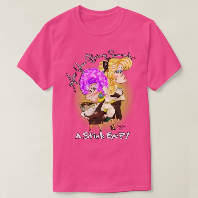 Wird Ihnen ein rotes Auge serviert? T-Shirt (Design vorne)