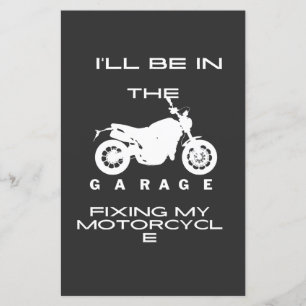 Wird in der Garage sein und meinen Motorrad-T - Sh
